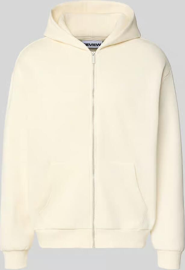 REVIEW Essentials hoodie met ritssluiting en logo - Foto 2