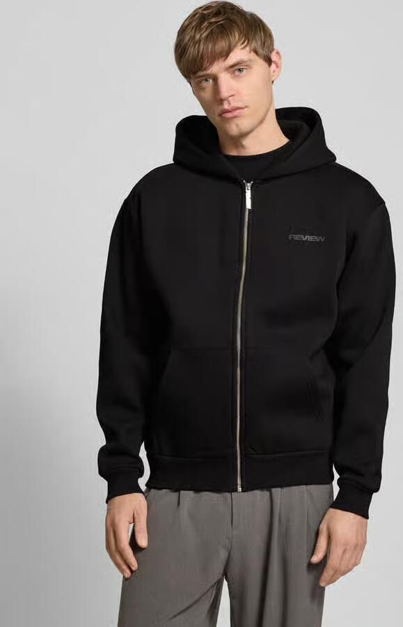 REVIEW Essentials hoodie met ritssluiting en logo - Foto 2