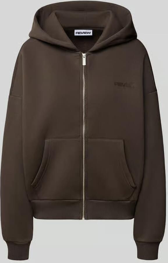 REVIEW sweatjack met logo en kangoeroezak - Foto 2