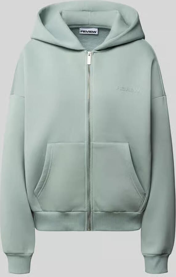 Review Regular fit sweatjack met kangoeroezak model 'Basic' - Foto 2