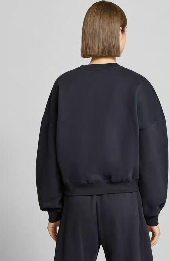 REVIEW Sweatshirt met labelprint en ronde halslijn - Foto 3