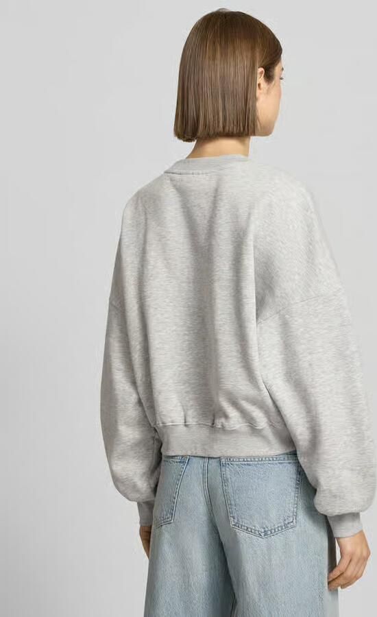 REVIEW Sweatshirt met labelprint en ronde halslijn - Foto 3