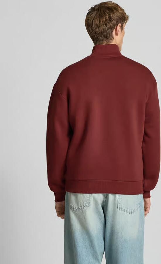 REVIEW Sweatshirt met opstaande kraag en ritssluiting