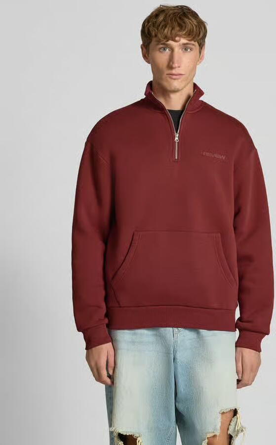 REVIEW Sweatshirt met opstaande kraag en ritssluiting - Foto 2