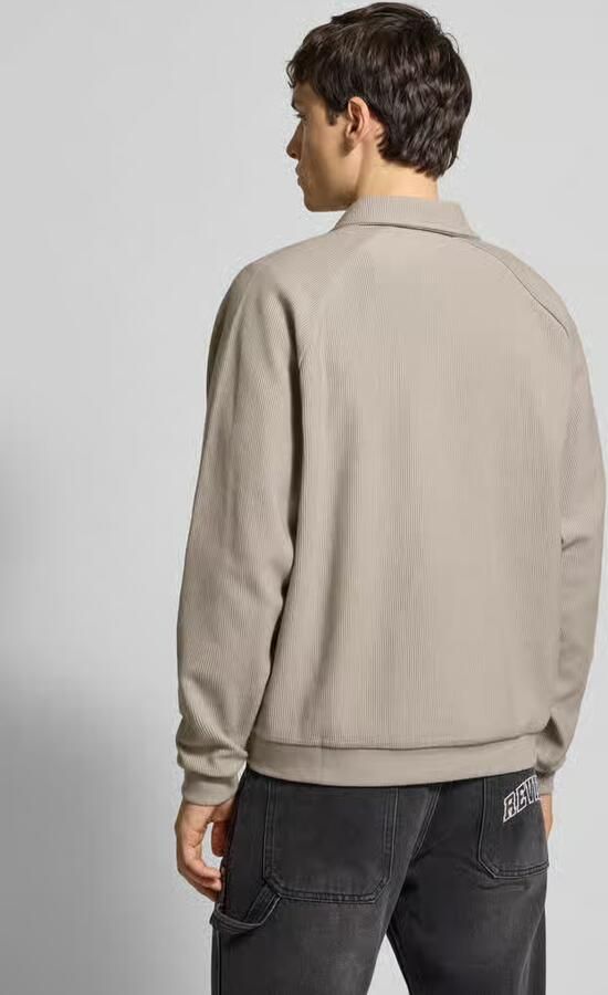 REVIEW Sweatshirt met polokraag