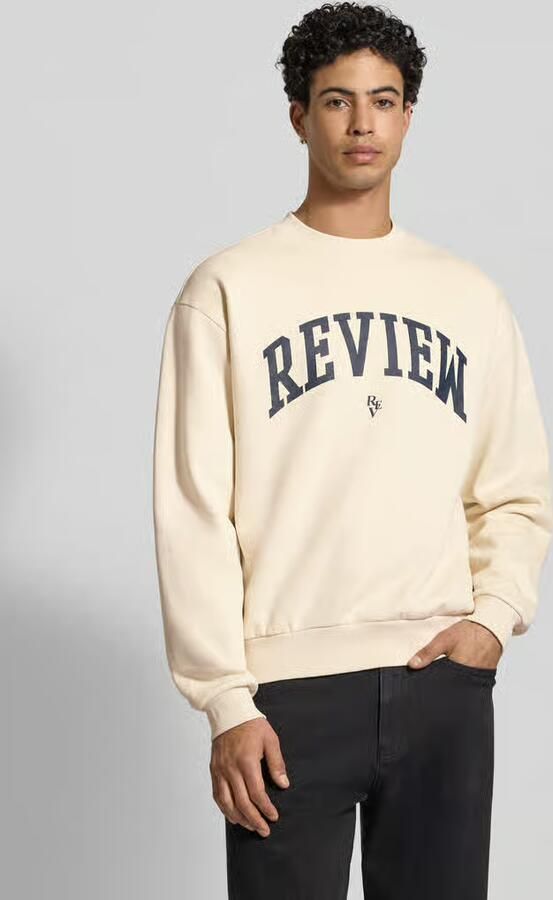 REVIEW Sweatshirt met Varsiety-emblemen - Foto 3