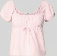 REVIEW T-shirt in all-over look met vetersluiting