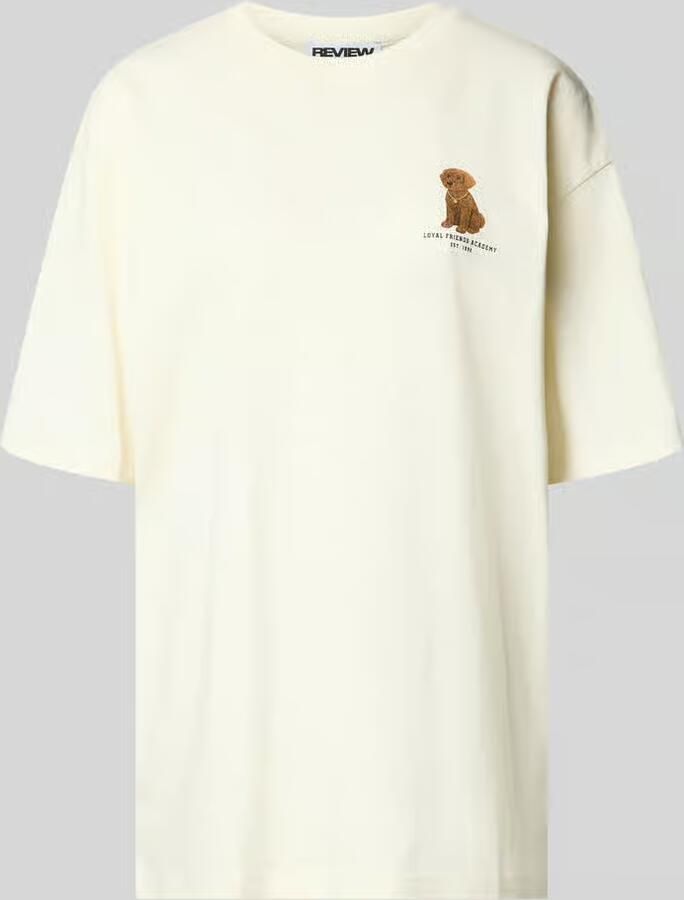 REVIEW T-shirt met 1 2-mouwen - Foto 2