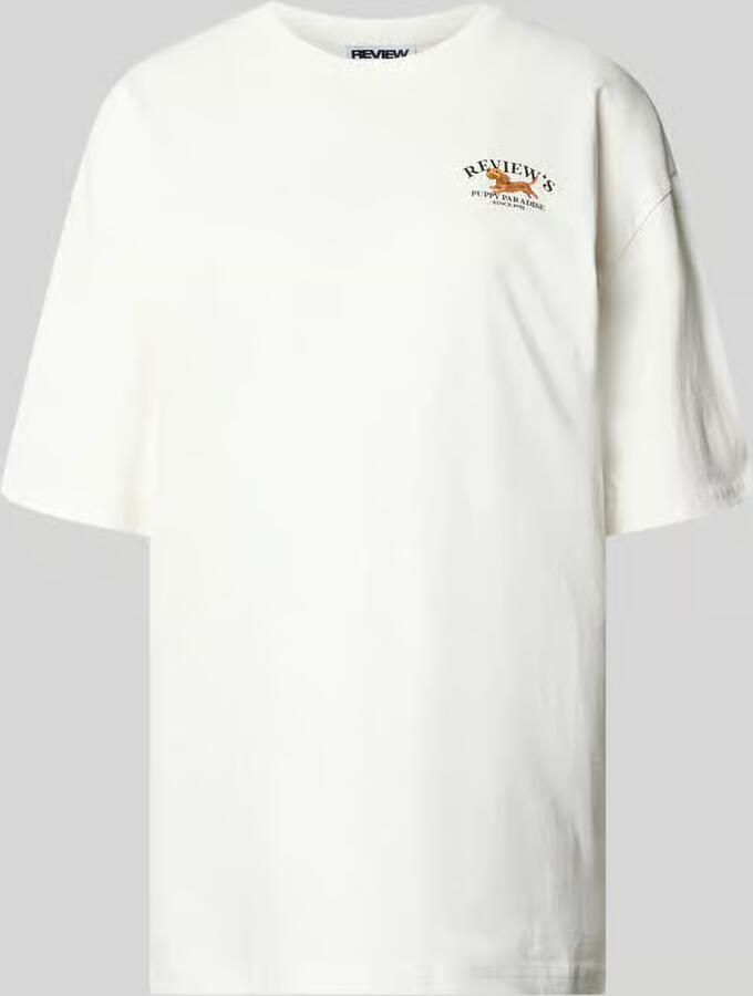 REVIEW T-shirt met 1 2-mouwen - Foto 2