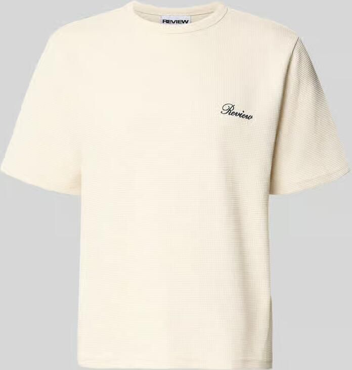 REVIEW T-shirt met label-stitching - Foto 2
