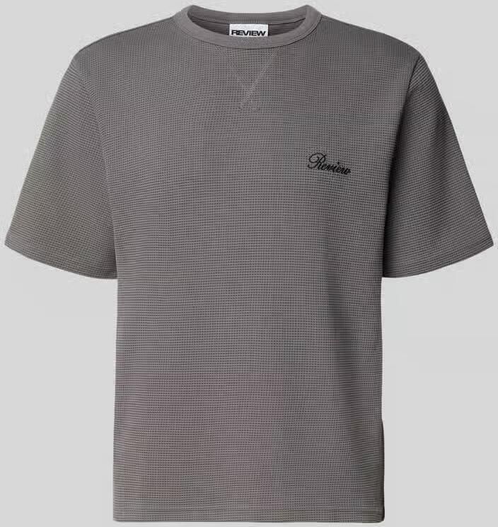 REVIEW T-shirt met label-stitching - Foto 2