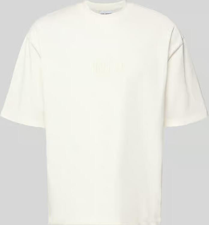 REVIEW T-shirt met Labelstitching en Ronde hals - Foto 2