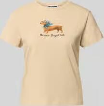 REVIEW T-shirt met motiefprint en ronde hals