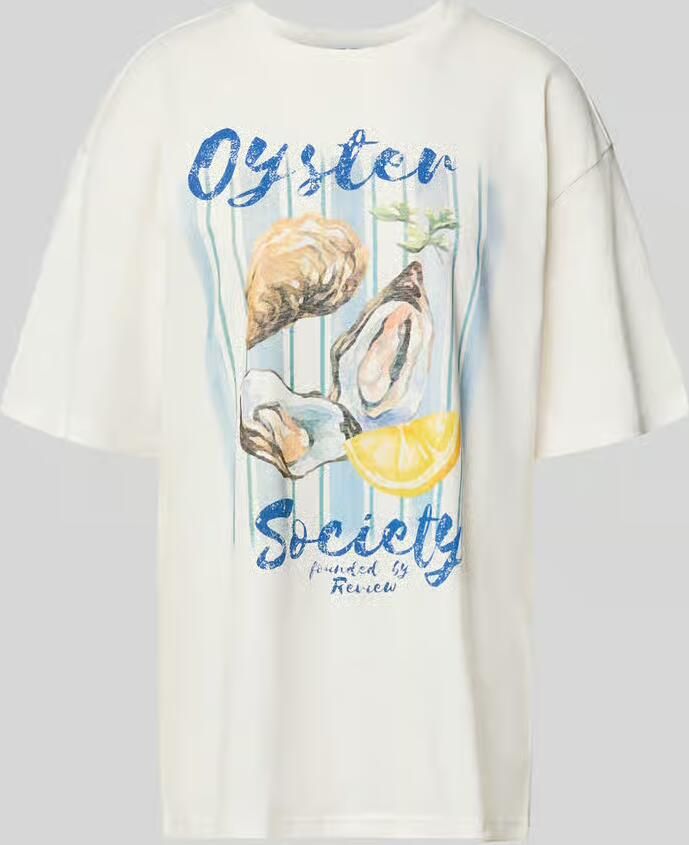 REVIEW T-shirt met motiefprint