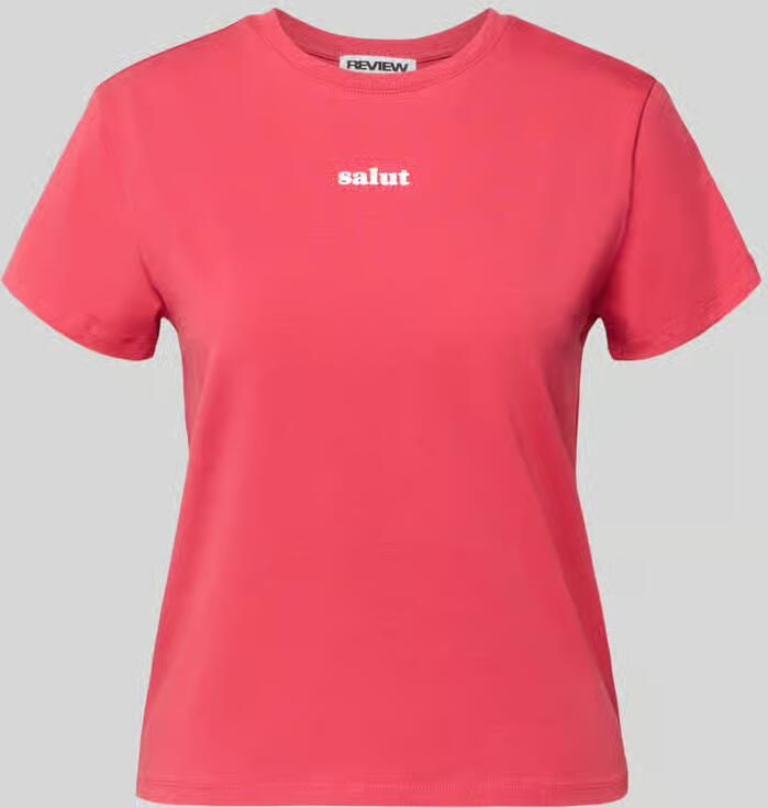 REVIEW T-shirt met print en ronde hals - Foto 2