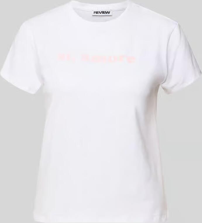 REVIEW T-shirt met print en ronde hals - Foto 2