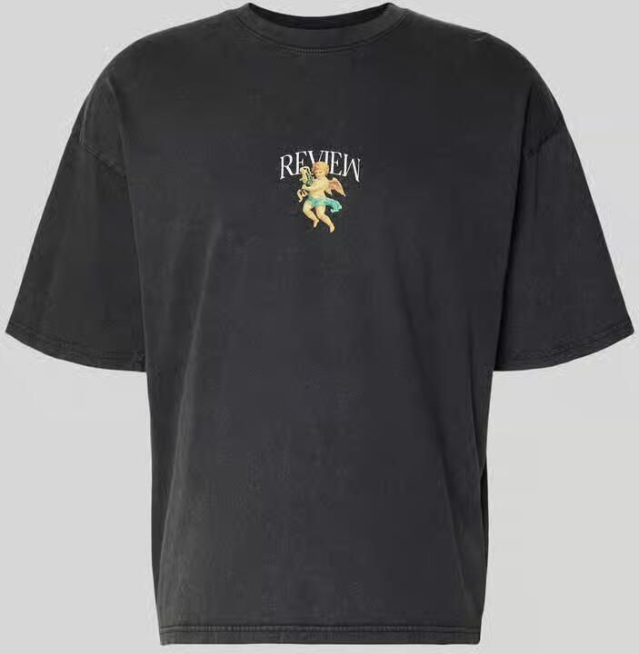 REVIEW T-shirt met verlaagde schouders - Foto 2