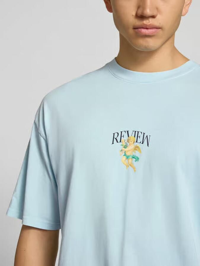 REVIEW T-shirt met verlaagde schouders