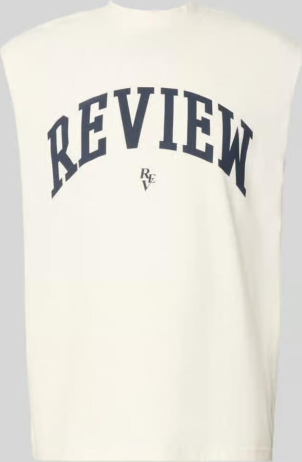REVIEW tanktop met logoprint - Foto 2