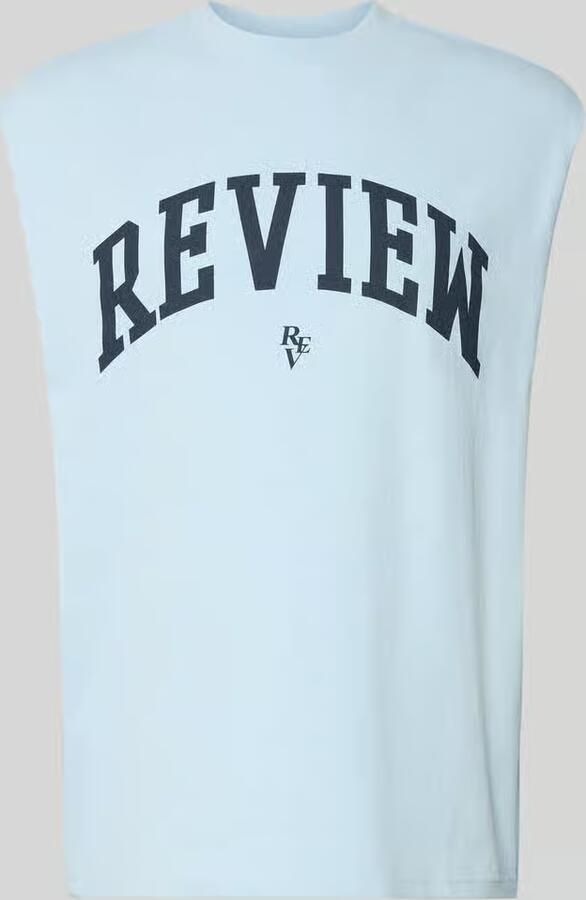 REVIEW tanktop met logoprint - Foto 2