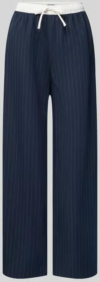 REVIEW wide fit stoffen broek met viscose