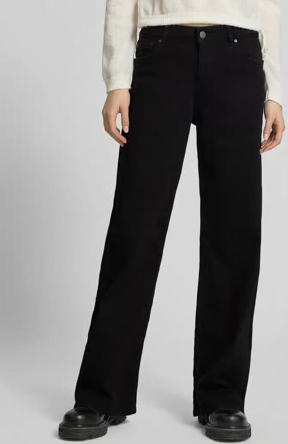 REVIEW Wide-leg jeans met middelhoge band - Foto 4