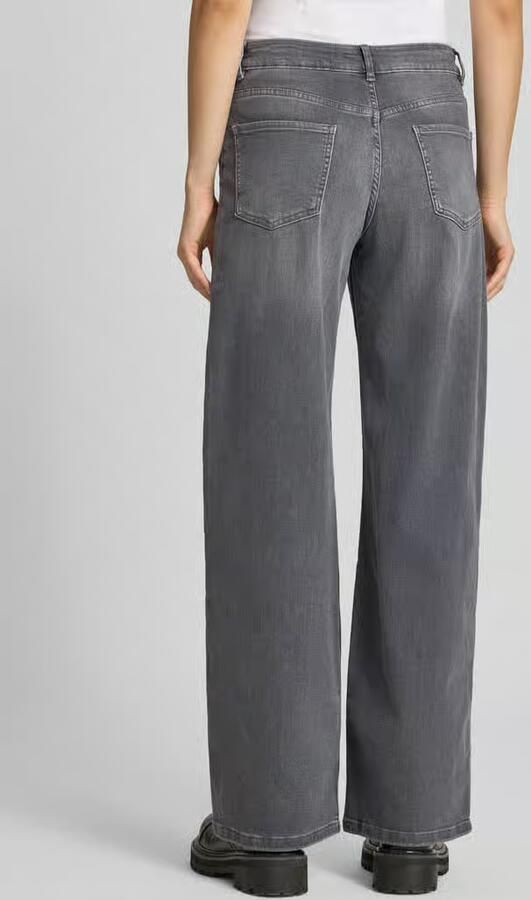 REVIEW Wide-leg jeans met stretch en middelhoge band - Foto 2