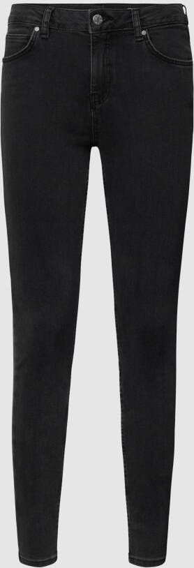 Review Skinny fit high waist jeans met stretch