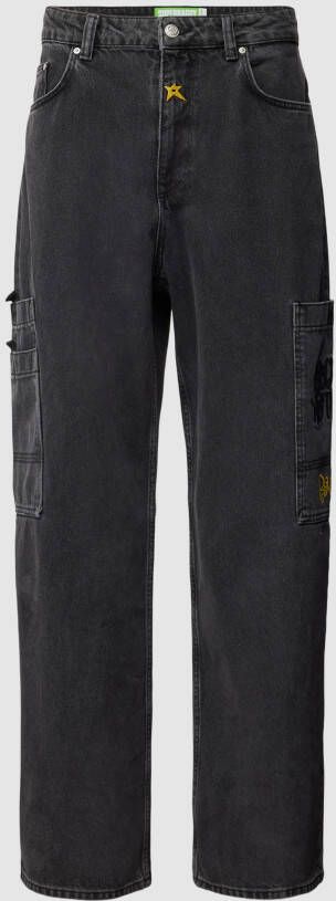REVIEW Super baggy fit jeans met opgestikte zakken