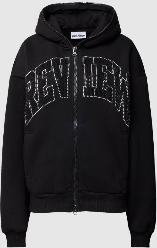 Review Sweatjack met strass-steentjes