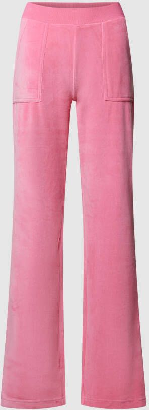 Review Fluwelen sweatpants met BLING