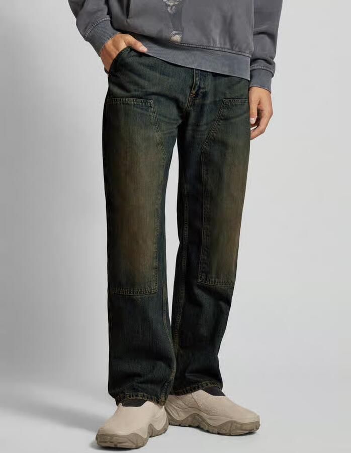 Review X MATW Straight leg jeans met siernaden model 'DIRT' MATW X Review - Foto 2