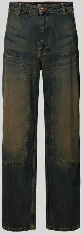 Review X MATW Straight leg jeans met siernaden model 'DIRT' MATW X Review - Foto 2