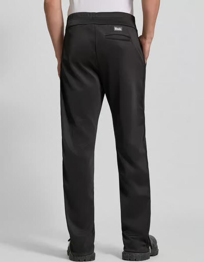 RHUDE High waist sweatbroek met bandplooien - Foto 2