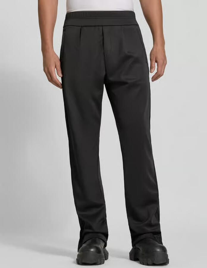 RHUDE High waist sweatbroek met bandplooien - Foto 3