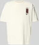 RHUDE regular fit t-shirt met labelprint