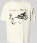 RHUDE regular fit T-shirt met motiefprint