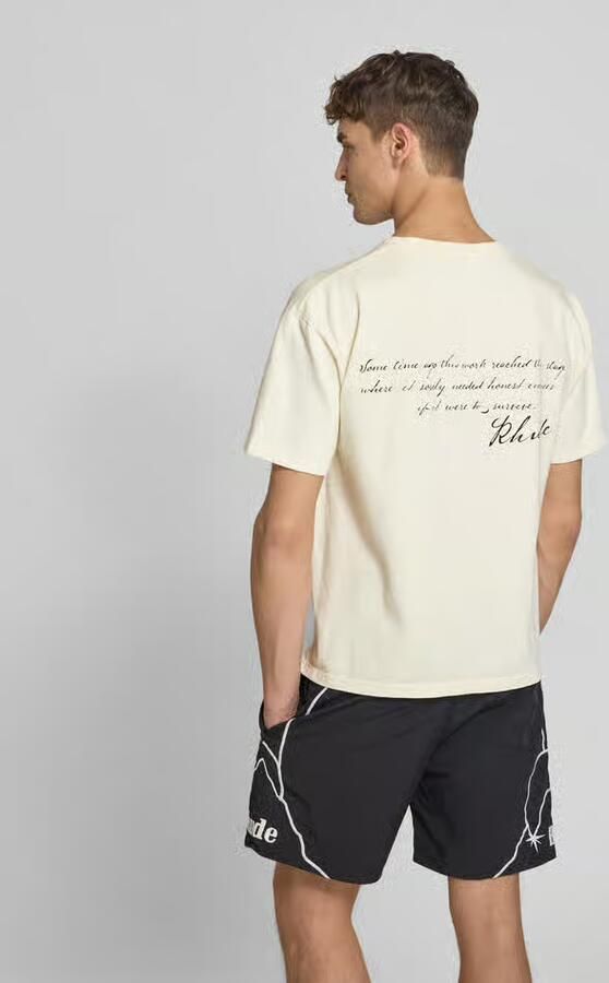 RHUDE regular fit T-shirt met motiefprint - Foto 3
