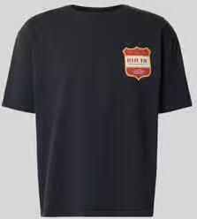 RHUDE relaxed fit T-shirt met logoprint