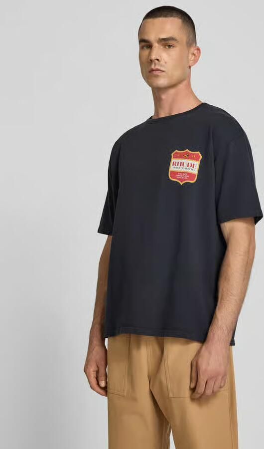 RHUDE relaxed fit T-shirt met logoprint - Foto 3