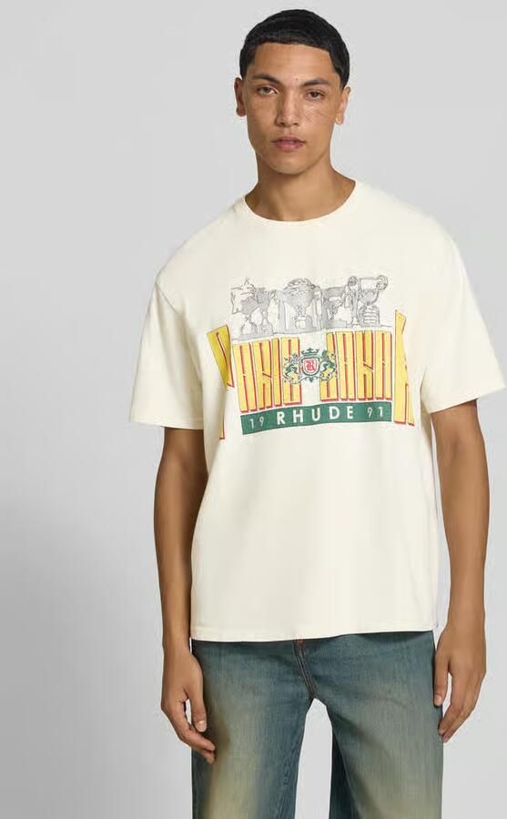 RHUDE relaxed fit t-shirt van katoen - Foto 2