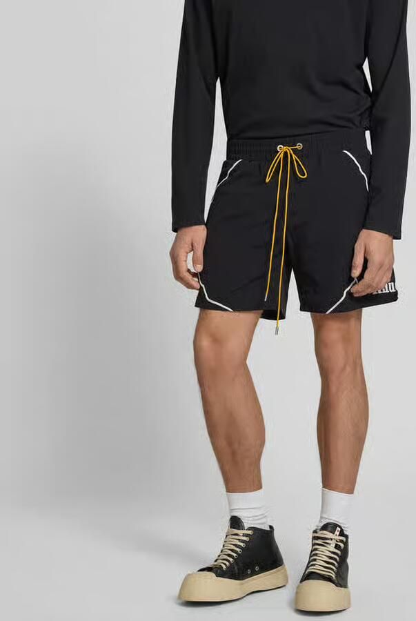 RHUDE Shorts met labelstitching - Foto 2