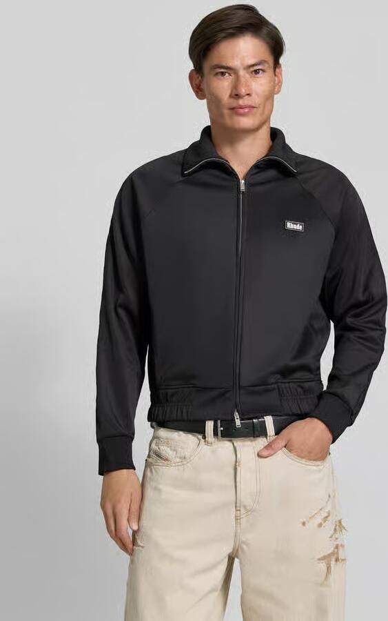 RHUDE Sweatjack met logopatch model 'MADERA' - Foto 2