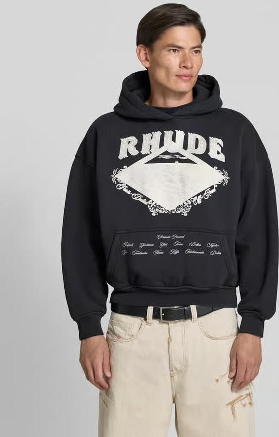 RHUDE Sweatshirt met grote frontprint - Foto 2