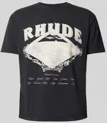 RHUDE T-shirt met grote frontprint