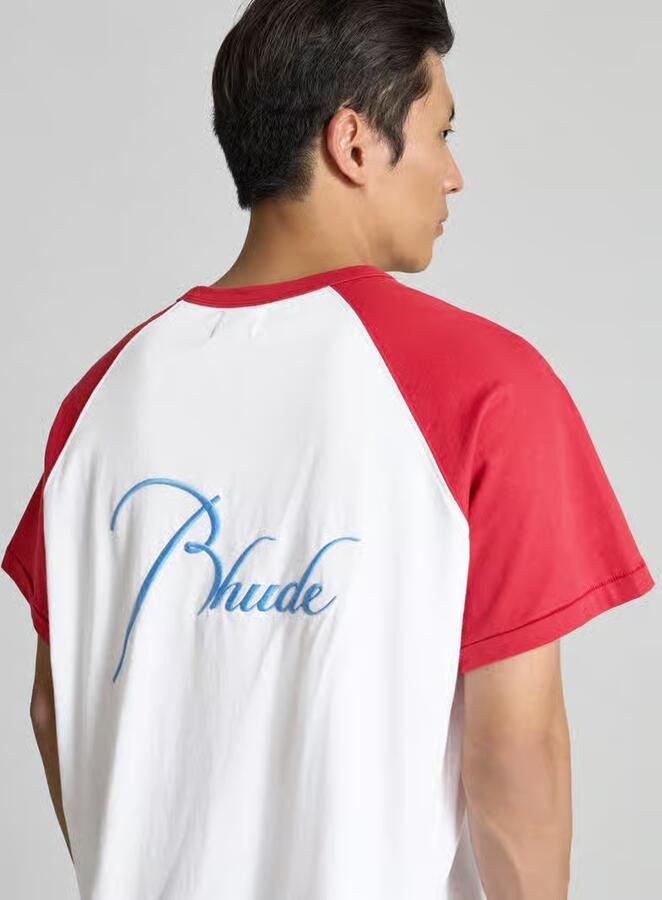 RHUDE T-shirt met label-stitching
