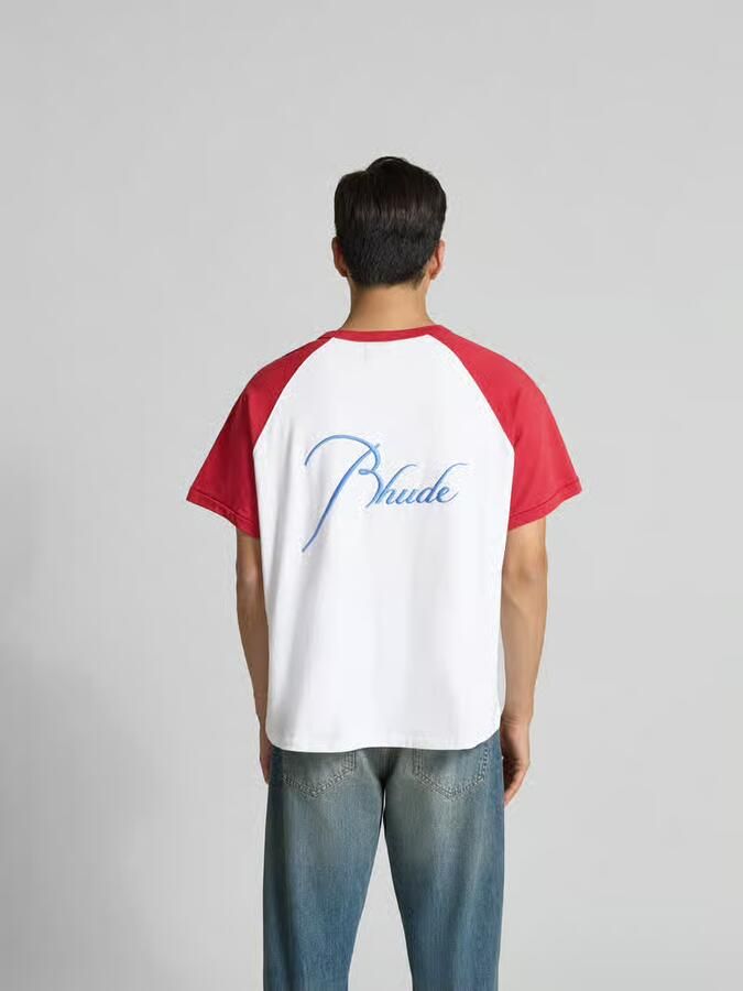 RHUDE T-shirt met label-stitching - Foto 2
