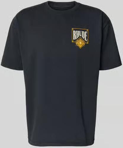 RHUDE T-shirt met labelprint