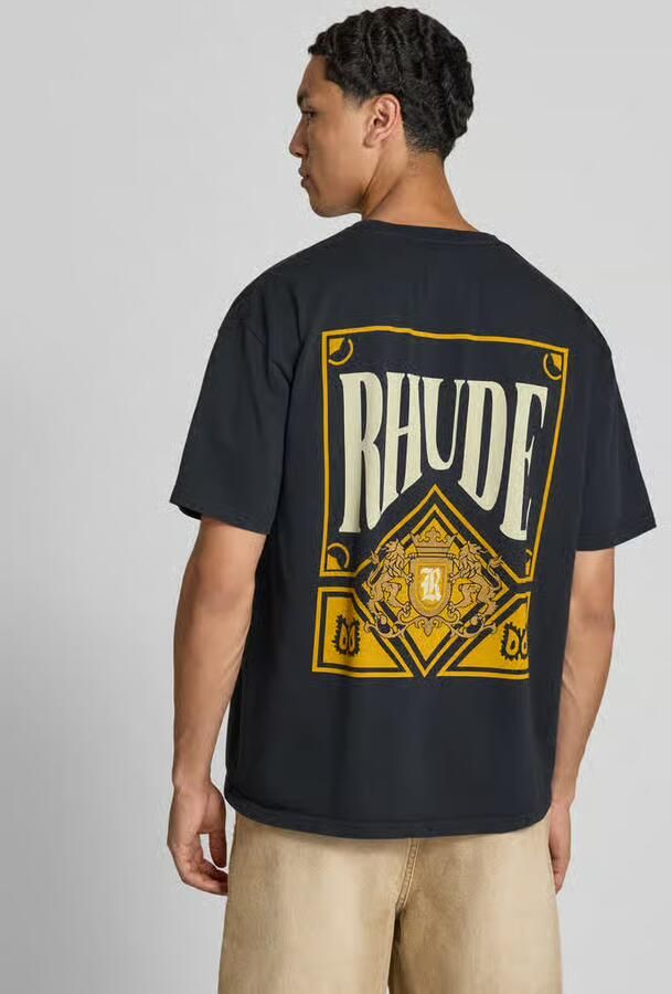 RHUDE T-shirt met labelprint - Foto 2