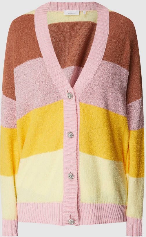 Rich & Royal Cardigan met blokstrepen